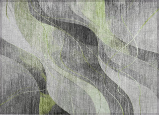 Piper Looms Chantille Swirls ACN1668 Aloe Machine Washable Area Rug Scatter Main Image