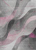 Piper Looms Chantille Swirls ACN1668 Pink Machine Washable Area Rug main image