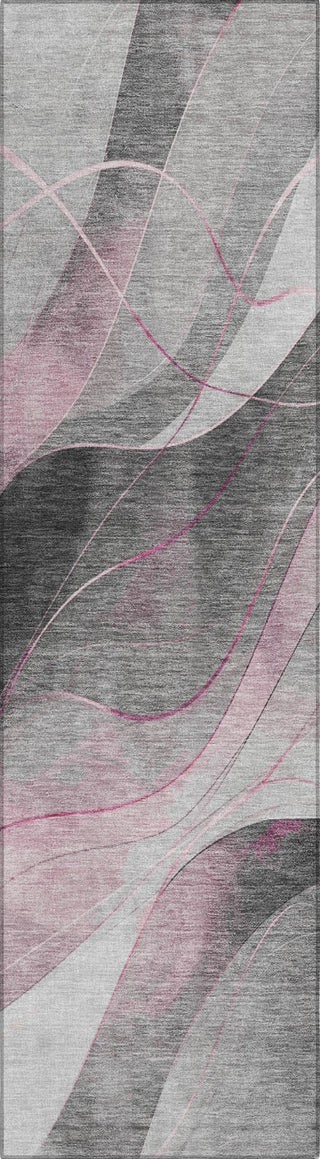 Piper Looms Chantille Swirls ACN1668 Pink Machine Washable Area Rug Runner Main Image