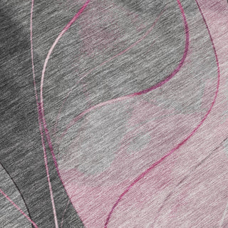 Piper Looms Chantille Swirls ACN1668 Pink Machine Washable Area Rug Swatch Image