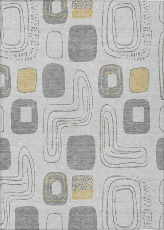 Piper Looms Chantille Geometric ACN1670 Gray Machine Washable Area Rug main image
