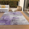 Piper Looms Chantille Abstract ACN1671 Purple Machine Washable Area Rug Outdoor Lifestyle Image Feature