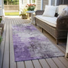 Piper Looms Chantille Abstract ACN1671 Purple Machine Washable Area Rug Runner Outdoor Lifestyle Image Feature