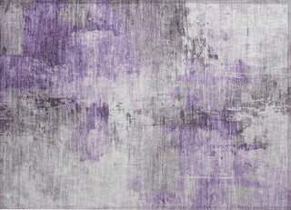 Piper Looms Chantille Abstract ACN1671 Purple Machine Washable Area Rug Scatter Main Image