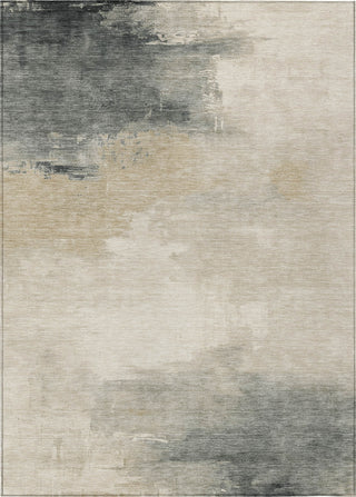 Piper Looms Chantille Abstract ACN1672 Beige Machine Washable Area Rug main image