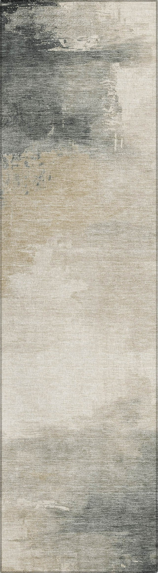Piper Looms Chantille Abstract ACN1672 Beige Machine Washable Area Rug Runner Main Image