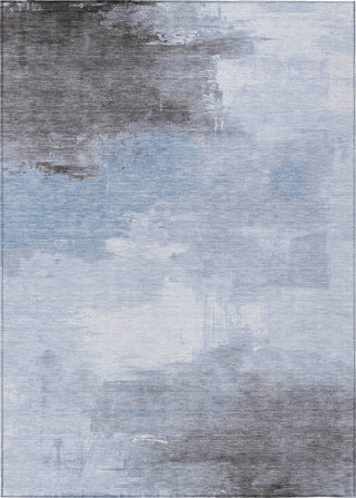 Piper Looms Chantille Abstract ACN1672 Sky Machine Washable Area Rug main image
