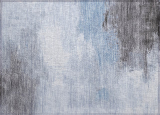 Piper Looms Chantille Abstract ACN1672 Sky Machine Washable Area Rug Scatter Main Image