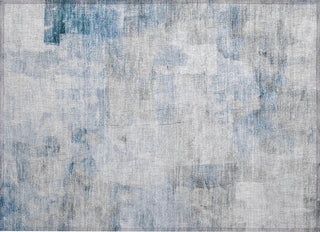 Piper Looms Chantille Abstract ACN1673 Denim Machine Washable Area Rug Scatter Main Image