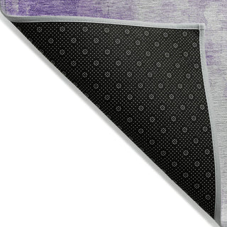 Piper Looms Chantille Abstract ACN1673 Lavender Machine Washable Area Rug Backing Image