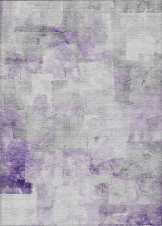 Piper Looms Chantille Abstract ACN1673 Lavender Machine Washable Area Rug main image