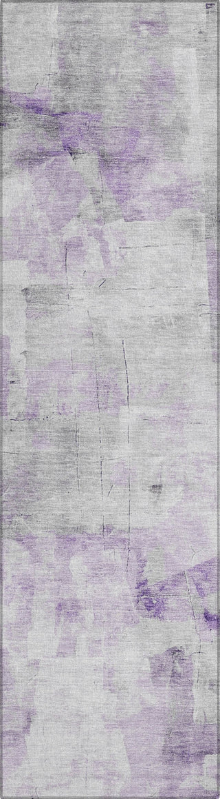 Piper Looms Chantille Abstract ACN1673 Lavender Machine Washable Area Rug Runner Main Image