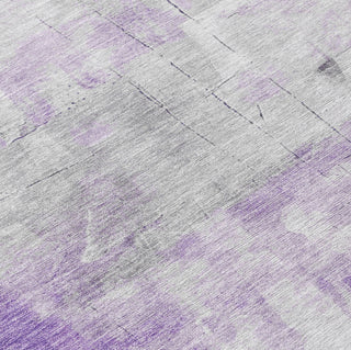 Piper Looms Chantille Abstract ACN1673 Lavender Machine Washable Area Rug Swatch Image