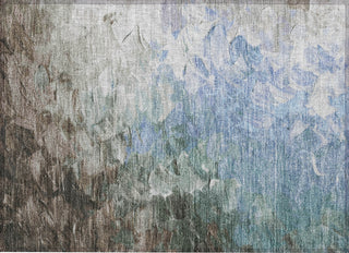 Piper Looms Chantille Abstract ACN1674 Denim Machine Washable Area Rug Scatter Main Image