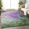 Piper Looms Chantille Abstract ACN1674 Purple Machine Washable Area Rug Lifestyle Image Feature