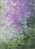 Piper Looms Chantille Abstract ACN1674 Purple Machine Washable Area Rug main image