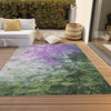 Piper Looms Chantille Abstract ACN1674 Purple Machine Washable Area Rug Outdoor Lifestyle Image Feature