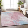 Piper Looms Chantille Abstract ACN1675 Blush Machine Washable Area Rug Lifestyle Image Feature