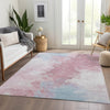 Piper Looms Chantille Abstract ACN1675 Blush Machine Washable Area Rug Lifestyle Image Feature