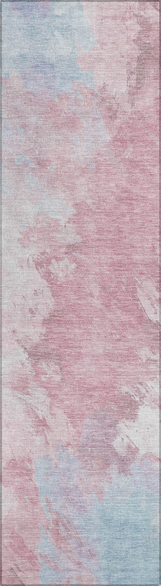 Piper Looms Chantille Abstract ACN1675 Blush Machine Washable Area Rug Runner Main Image