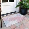 Piper Looms Chantille Abstract ACN1675 Blush Machine Washable Area Rug Scatter Outdoor Lifestyle Image Feature