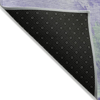Piper Looms Chantille Abstract ACN1675 Lavender Machine Washable Area Rug Backing Image