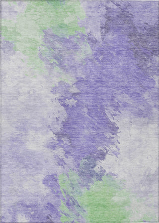 Piper Looms Chantille Abstract ACN1675 Lavender Machine Washable Area Rug main image