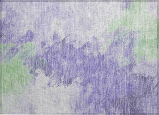 Piper Looms Chantille Abstract ACN1675 Lavender Machine Washable Area Rug Scatter Main Image