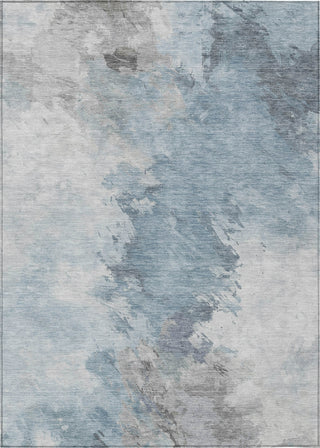 Piper Looms Chantille Abstract ACN1675 Sky Machine Washable Area Rug main image
