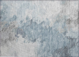 Piper Looms Chantille Abstract ACN1675 Sky Machine Washable Area Rug Scatter Main Image
