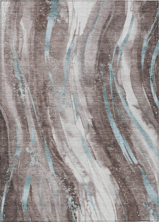 Piper Looms Chantille Swirls ACN1676 Taupe Machine Washable Area Rug main image