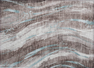 Piper Looms Chantille Swirls ACN1676 Taupe Machine Washable Area Rug Scatter Main Image