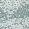 Piper Looms Chantille Medallion ACN1677 Teal Machine Washable Area Rug Swatch Image