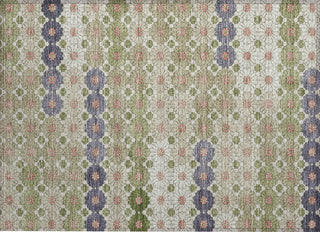 Piper Looms Chantille Geometric ACN1678 Aloe Machine Washable Area Rug Scatter Main Image