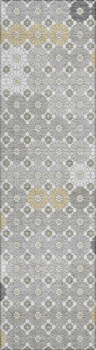 Piper Looms Chantille Geometric ACN1678 Gray Machine Washable Area Rug Runner Main Image