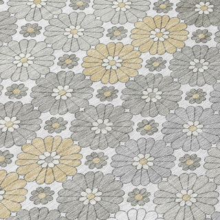 Piper Looms Chantille Geometric ACN1678 Gray Machine Washable Area Rug Swatch Image