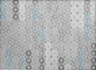 Piper Looms Chantille Geometric ACN1678 Silver Machine Washable Area Rug Scatter Main Image