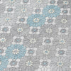 Piper Looms Chantille Geometric ACN1678 Silver Machine Washable Area Rug Swatch Image