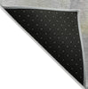Piper Looms Chantille Abstract ACN1679 Gold Machine Washable Area Rug Backing Image