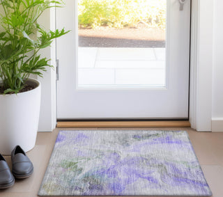 Piper Looms Chantille Abstract ACN1679 Lavender Machine Washable Area Rug Scatter Lifestyle Image Feature