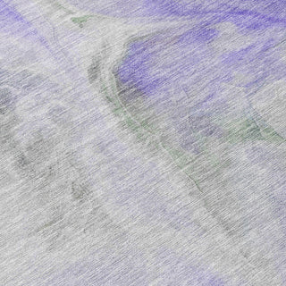 Piper Looms Chantille Abstract ACN1679 Lavender Machine Washable Area Rug Swatch Image