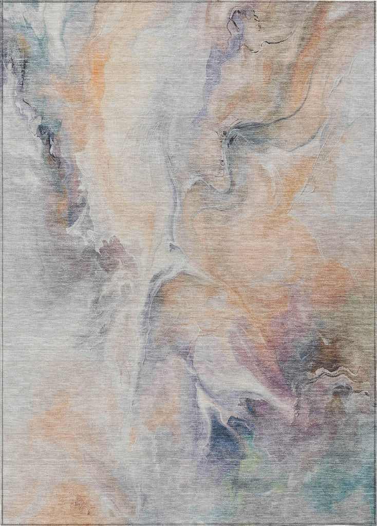 Piper Looms Chantille Abstract ACN1679 Linen Machine Washable Area Rug main image