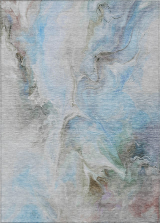 Piper Looms Chantille Abstract ACN1679 Sky Machine Washable Area Rug main image