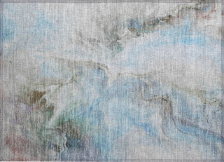 Piper Looms Chantille Abstract ACN1679 Sky Machine Washable Area Rug Scatter Main Image