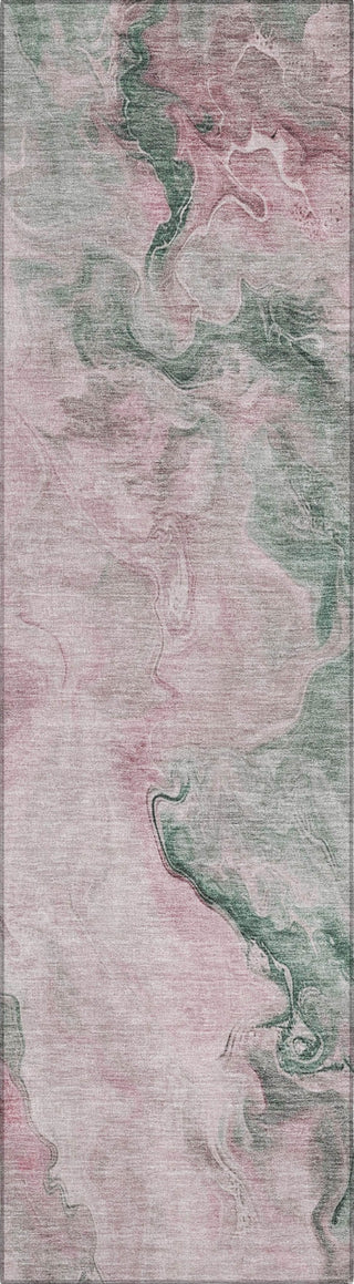 Piper Looms Chantille Abstract ACN1680 Blush Machine Washable Area Rug Runner Main Image