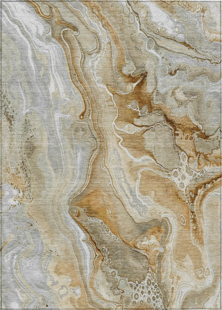 Piper Looms Chantille Abstract ACN1681 Pewter Machine Washable Area Rug main image