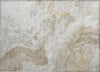 Piper Looms Chantille Abstract ACN1682 Ivory Machine Washable Area Rug Scatter Main Image