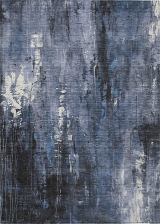 Piper Looms Chantille Modern ACN1683 Blue Machine Washable Area Rug main image