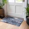 Piper Looms Chantille Modern ACN1683 Blue Machine Washable Area Rug Scatter Lifestyle Image Feature