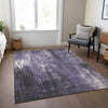 Piper Looms Chantille Modern ACN1683 Purple Machine Washable Area Rug Lifestyle Image Feature